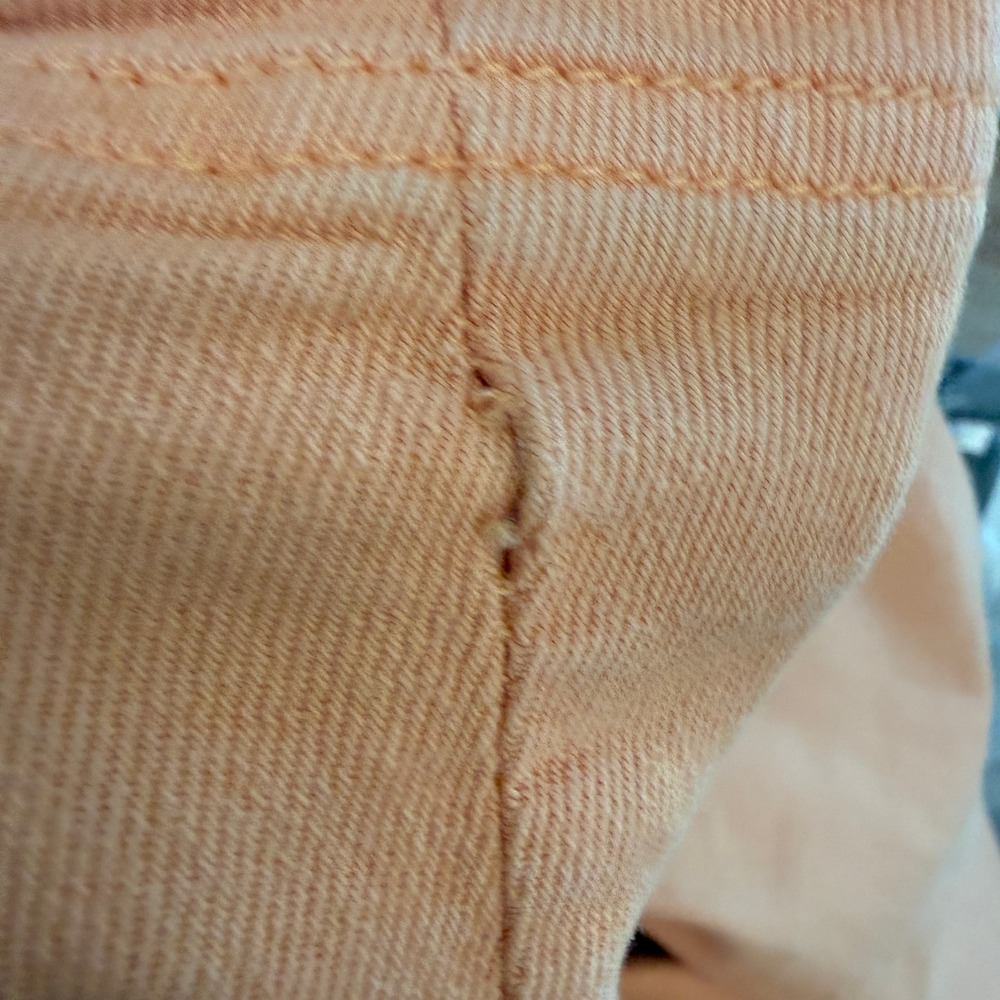 Pilcro Anthropologie Sailor Wide-Leg Pants/Jeans Peach SZ 29 Cottagecore - Picture 8 of 14